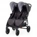 Прогулочная коляска для двойни Valco Baby Slim Twin Charcoal