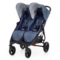 Прогулочная коляска для двойни Valco Baby Slim Twin Denim