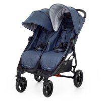 Прогулочная коляска для двойни Valco Baby Slim Twin Denim