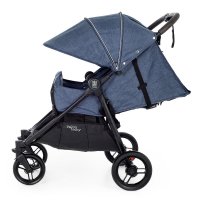 Прогулочная коляска для двойни Valco Baby Slim Twin Denim