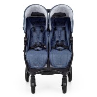 Прогулочная коляска для двойни Valco Baby Slim Twin Denim