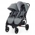 Прогулочная коляска для двойни Valco Baby Slim Twin Grey Marle