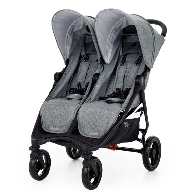 Прогулочная коляска для двойни Valco Baby Slim Twin Grey Marle