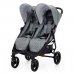 Прогулочная коляска для двойни Valco Baby Slim Twin Grey Marle