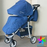 Прогулочная коляска XO KID STEAM Navy