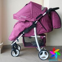 Прогулочная коляска XO KID STEAM Purple 