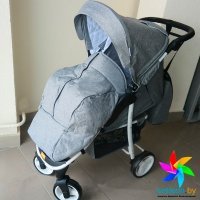 Прогулочная коляска XO KID STEAM Dark grey 