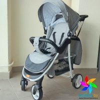 Прогулочная коляска XO KID STEAM Dark grey 