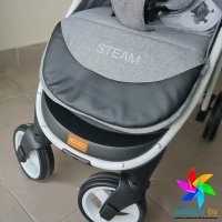 Прогулочная коляска XO KID STEAM Dark grey 