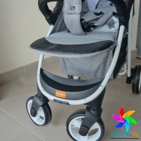 Прогулочная коляска XO KID STEAM Dark grey 