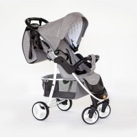 Прогулочная коляска XO KID STEAM Dark grey 