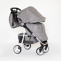 Прогулочная коляска XO KID STEAM Dark grey 