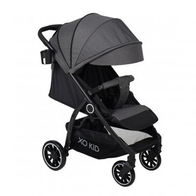 Прогулочная коляска XO KID STEAM Dark grey 2022