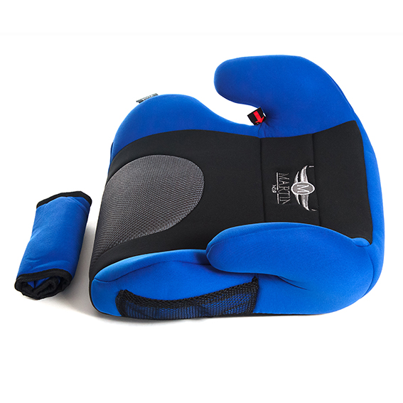 Бустер Martin Noir YOGA Blue sky с накладкой на ремень безопасности бустеры